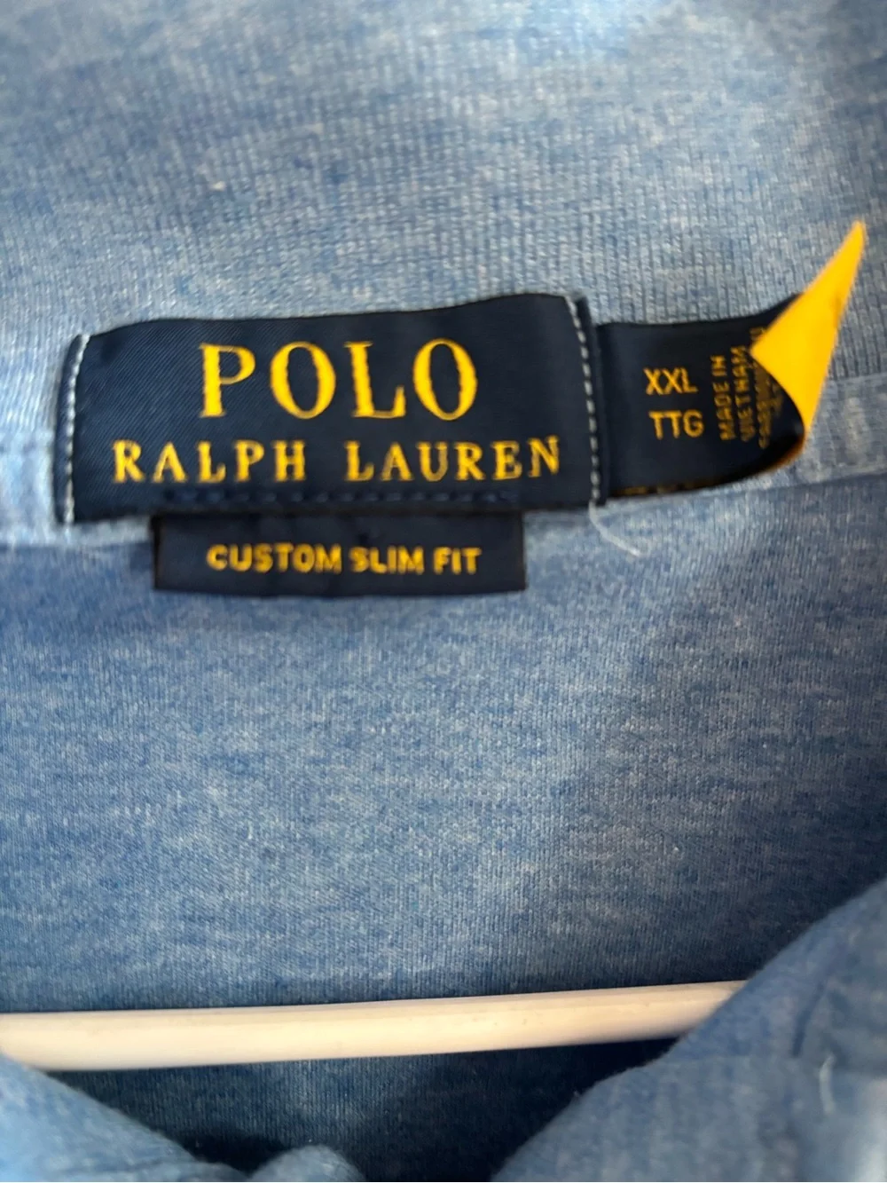 Ralph Lauren Men’s Polo Shirt in Light Blue with Embroidered Pony